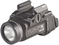 Streamlight 69406 TLR-7 X Sub USB  Black Anodized 500 Lumens  White LED Sig Sauer P365/P365 XL