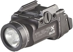 Streamlight 69408 TLR-7 X Sub USB  Black Anodized 500 Lumens  White LED Springfield Armory Hellcat