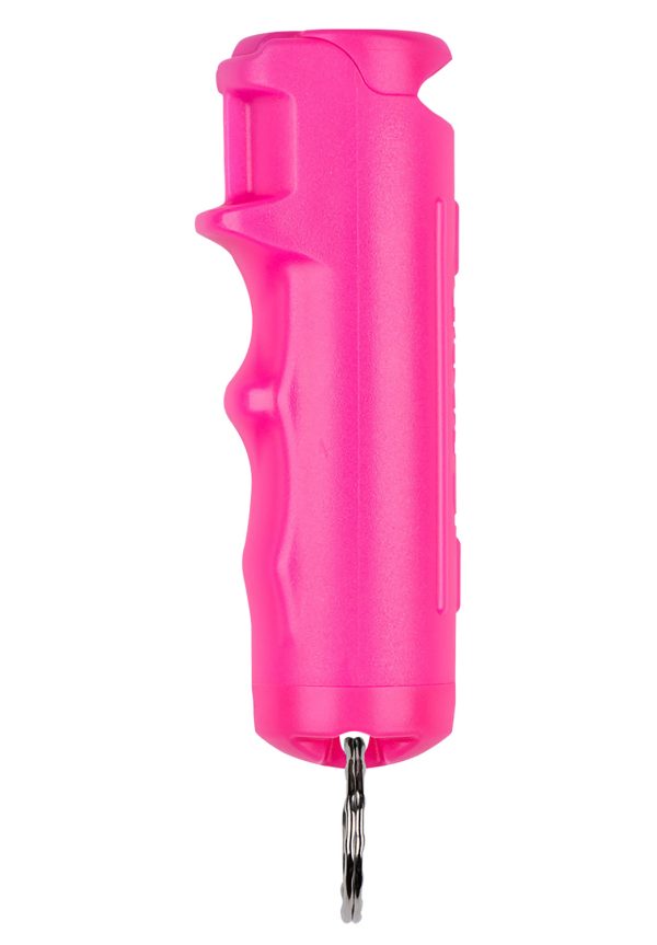 Sabre F15PUSG02 Flip Top Pepper Spray Pink Includes Snap Clip