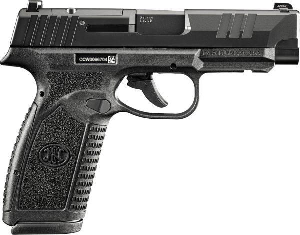 FN 66101763 Reflex XL MRD Micro-Compact Frame 9mm 10+1 3.80" Black Target Crown Steel Barrel, Optic Cut/Serrated Black Slide, Polymer Frame w/Picatinny Rail, Interchangeable Backstrap Grip