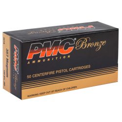 PMC BRONZE 357MAG 158GR JSP 50RD BX 1000RD CASE