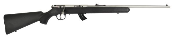 Savage Arms 24700 Mark II FSS 22 LR Caliber with 10+1 Capacity, 21" Barrel, Matte Stainless Metal Finish, Matte Black Synthetic Stock & AccuTrigger Right Hand (Full Size)