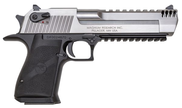 Magnum Research DE357ASIMB Desert Eagle Mark XIX L6 357 Mag 6" 9+1 Black Hardcoat Anodized Aluminum Frame Stainless Steel Slide Black Polymer Grip