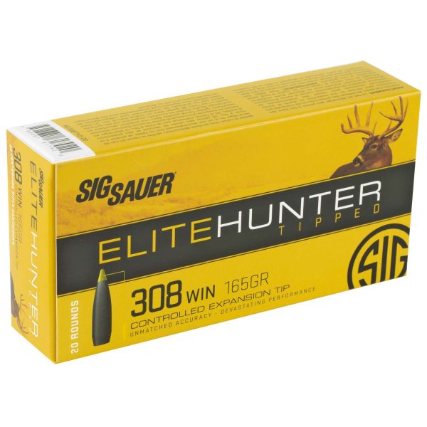 SIG SAUER 308WIN 165GR ELITE HUNTER TIP
