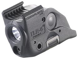 Streamlight 69293 TLR-6 Gun Light  Black 100 Lumens White LED/Red Laser Smith & Wesson M&P Shield