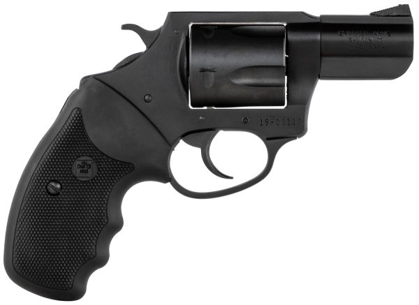 Charter Arms 63520 Mag Pug  Large 357 Mag, 5 Shot 2.20" Black Nitride Steel Barrel, Cylinder & Frame w/Black Finger Grooved Rubber Grip