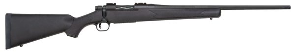 Mossberg 27909 Patriot Synthetic 6.5 Creedmoor 5+1 22" Fluted Barrel w/Recessed Match Crown, Matte Blued Metal Finish, Spiral-Fluted Bolt, Synthetic Stock, Drop Box Magazine, Adjustable LBA Trigger