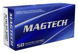 Magtech 38G Range/Training  38Special 125gr Lead Round Nose 50 Per Box/20 Case