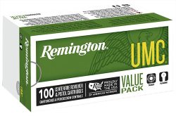 Remington Ammunition 23753 UMC Value Pack 9mmLuger 115gr Jacketed Hollow Point 100 Per Box/6 Case