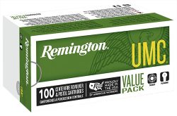 Remington Ammunition 23771 UMC Value Pack 38Special+P 125gr Jacket Hollow Point 100 Per Box/6 Case