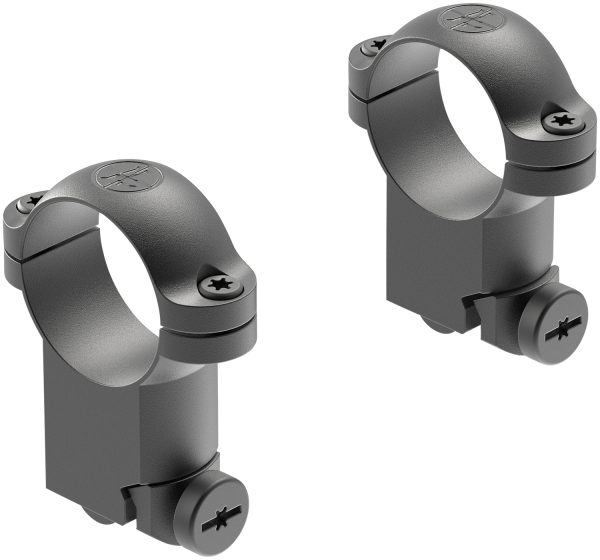 Leupold 49944 Ringmounts  Matte Black Ruger M77 1"  Super High