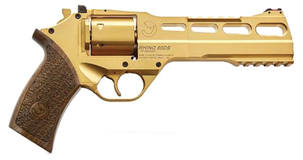 RHINO Rev.60DS 357Mag 6"GoldMoonClp 6Rd