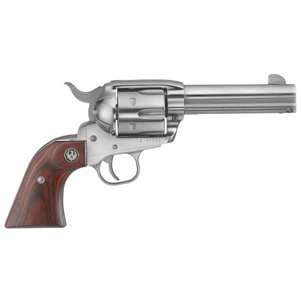 RUGER VAQUERO 357 MAG 4.6" S/A REVOLVER HI GLS STS