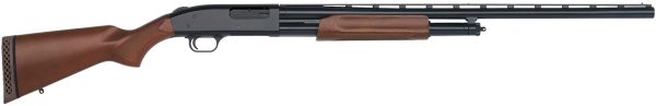 Mossberg 50120 500 All Purpose Field 12 Gauge 3" 5+1 28" Vent Rib Barrel, Blued Metal Finish, Dual Extractors, Wood Stock, Ambidextrous Safety, Includes Accu-Set Chokes