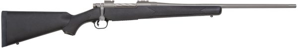 Mossberg 28010 Patriot  30-06 Springfield 5+1 22" Fluted Barrel w/Recessed Match Crown, Cerakote Stainless Steel, Spiral-Fluted Bolt, Synthetic Stock, Drop Box Magazine, Adjustable LBA Trigger