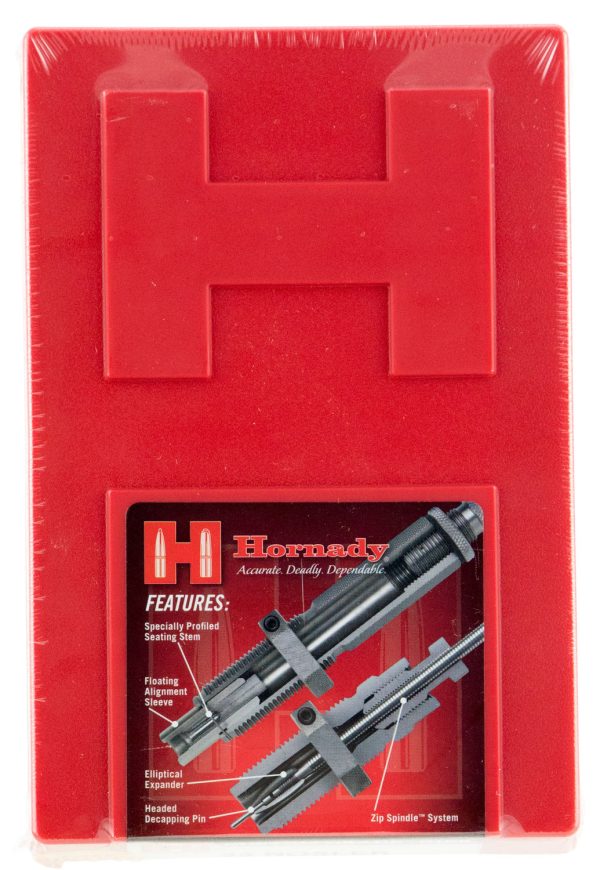 Hornady 546381 Custom Grade Series IV 2 Die Set for 33 Nosler Includes Sizing Seater