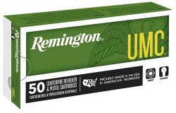 Remington Ammunition 23746 UMC  40S&W 165gr Full Metal Jacket 50 Per Box/10 Case