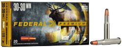 Federal P3030D Premium  30-30Win 170gr Nosler Partition 20 Per Box/10 Case