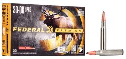 Federal P3006F Premium  30-06Springfield 180gr Nosler Partition 20 Per Box/10 Case