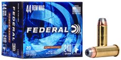 Federal C44A Power-Shok Handgun 44RemMag 240gr Jacketed Hollow Point 20 Per Box/25 Case