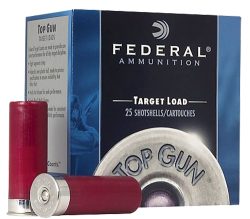 Federal TGL129 Top Gun  12Gauge 2.75" 1 1/8oz 9Shot 25 Per Box/10 Case