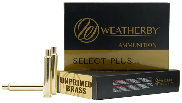 Weatherby BRASS257 Unprimed Cases  257WthbyMag Rifle Brass 20/Box