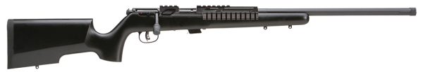 Savage Arms 96782 93R17 TRR-SR Full Size 17 HMR 5+1 22" Matte Black Threaded Heavy Barrel, Matte Black Steel Receiver, Tactical Bolt Handle, Matte Black Tactical Wood Stock, Right Hand