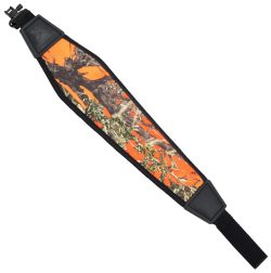 GrovTec US Inc GTSL32 GT  made of TrueTimber Blaze Orange Nylon with 48" OAL, 1" W, Adjustable Design & 1" Swivels for Rifle/Shotgun