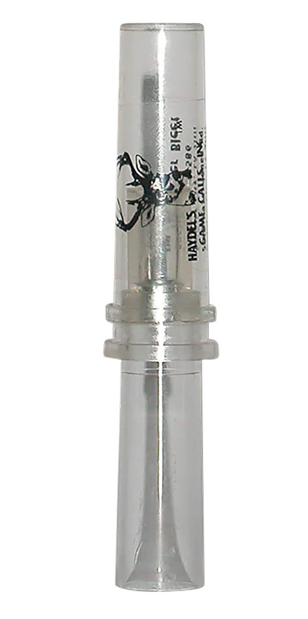 Haydel's Game Calls DB85 Deer Bleat  Open Call Doe Sounds Attracts Deer Clear Acrylic