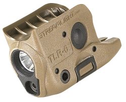 Streamlight 69278 TLR-6 Gun Light  Flat Dark Earth 100 Lumens White LED/Red Laser Glock 42/43/43X/48