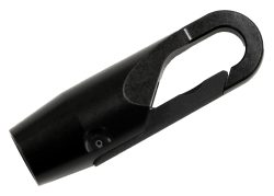 GrovTec US Inc GTSW269 Snap Hook Swivel Adapter Push Button Black