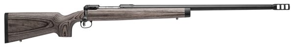 Savage Arms 22448 112 Magnum Target Full Size 338 Lapua Mag 1rd 26" Matte Black Heavy Threaded Barrel, Drilled & Tapped w/Picatinny Rail Steel Receiver, Gray Laminate Fixed Wood Stock