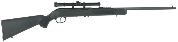 Savage Arms 40061 64 FLXP 22 LR Caliber with 10+1 Capacity, 21" Barrel, Matte Blued Metal Finish & Matte Black Synthetic Stock Left Hand (Full Size) Includes 4x15mm Scope