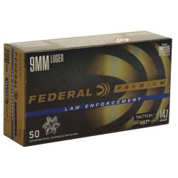 FEDERAL PREM 9MM 147GR HST JHP 50RD BX 1000RD CASE